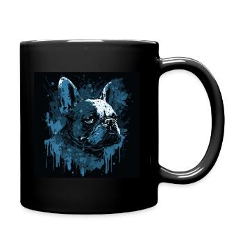 Bouledogue français - Mug uni - noir - Droite