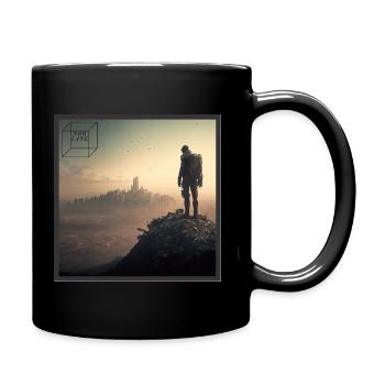Trop tard - Mug uni - noir - Droite