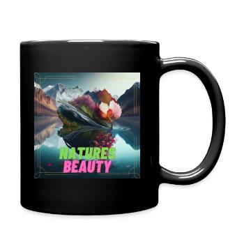 Natures Beauty - Full Colour Mug - black - Right