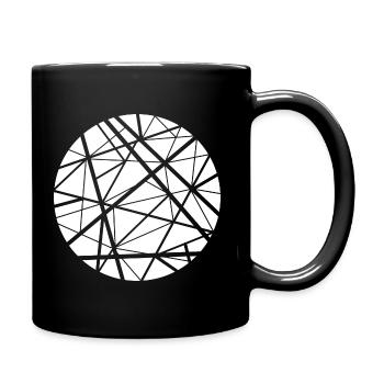 Hipster One géométrique - Mug uni - noir - Droite