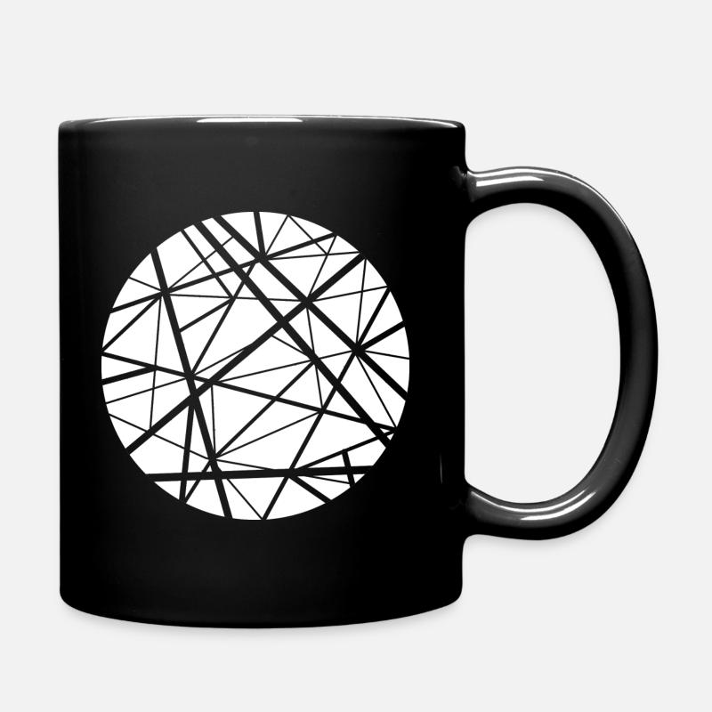 Geometric Hipster One - Tasse einfarbig - Schwarz