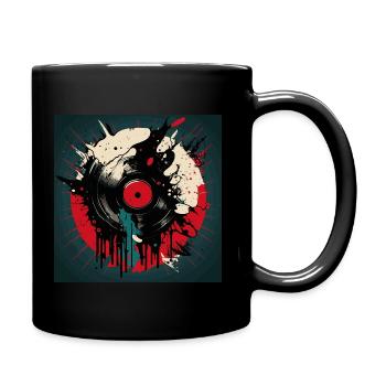 Record Collector - Full Colour Mug - black - Right