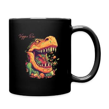 Veggie Rex - Full Colour Mug - black - Right