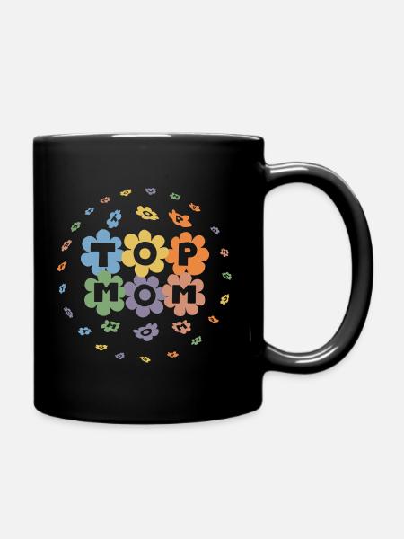 TOP-MOM colourful - Tasse einfarbig - Schwarz