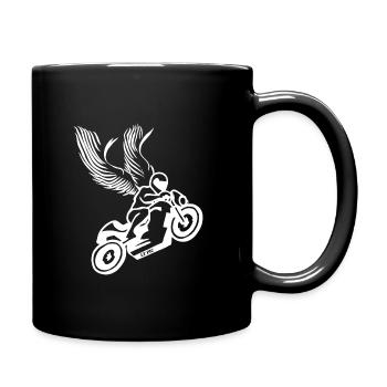 Moto Ange Gardien - Mug uni - noir - Droite