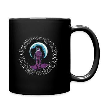 🚀 Caspernaut White Edge 🚀 - Tasse einfarbig - Schwarz - Rechts