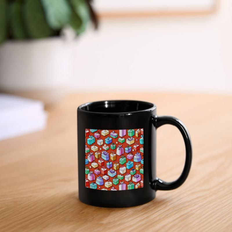 Colorful Presents Pattern Full Colour Mug