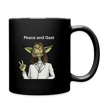 Korrigan peace and Gast - Mug uni - noir - Droite
