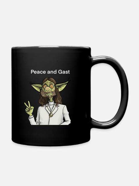 Korrigan peace and Gast - Mug uni - noir