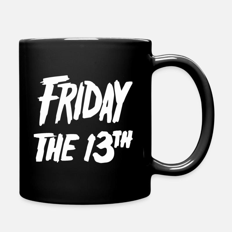 Freitag der 13. - Tasse einfarbig - Schwarz