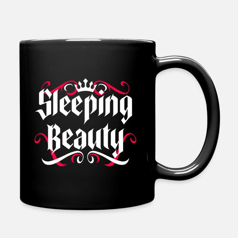 Sleeping Beauty - Full Colour Mug - black