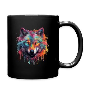 Wolf Power Animal - Mug uni - noir - Droite