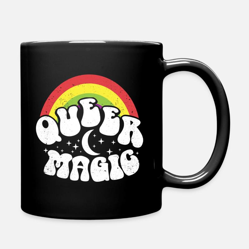 Queer Magic Graphic - Full Colour Mug - black