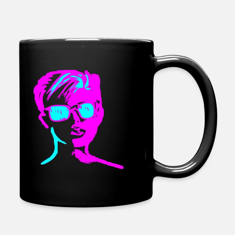 80s - Full Colour Mug - black