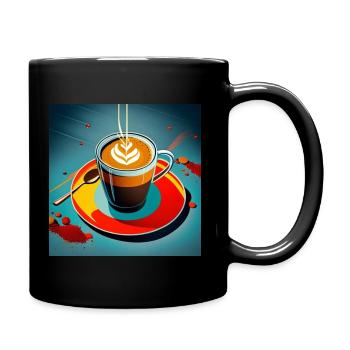 I love coffee - Full Colour Mug - black - Right