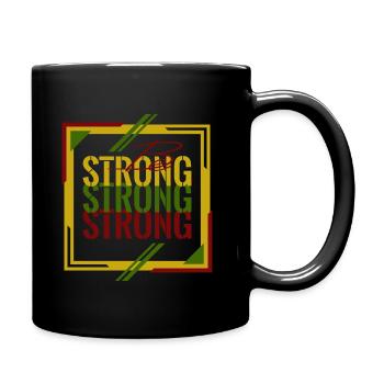 Be strong autumn - Full Colour Mug - black - Right