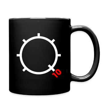 Volume Regler auf 10 – Play it loud - Tasse einfarbig - Schwarz - Rechts