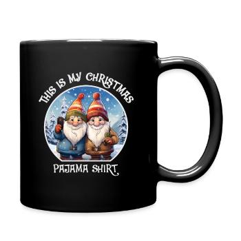 Pyjama de Noël Nains Gnome - Mug uni - noir - Droite