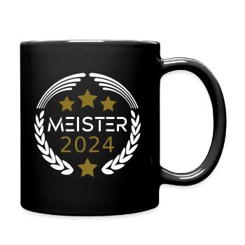 Meister 2024 Aufstiegstrikot Aufstieg 24 - Tasse einfarbig - Schwarz - Rechts