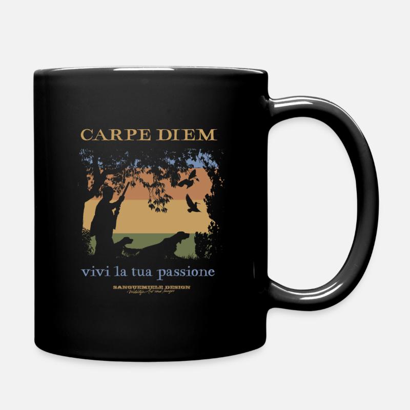Carpe Diem, vis ta passion - bécasse des bois - Mug uni - noir