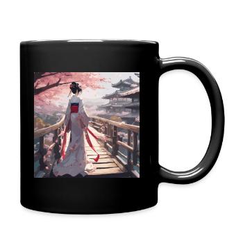 Geisha - Full Colour Mug - black - Right