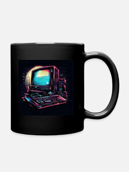 Retro gaming - Full Colour Mug - black