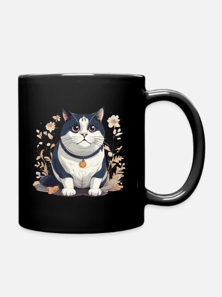Gros chat - Mug uni - noir