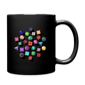 Pen&Paper Dices Circle - Full Colour Mug - black - Right