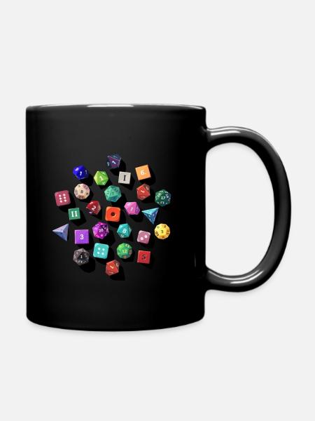 Cercle de dés Pen&Paper - Mug uni - noir