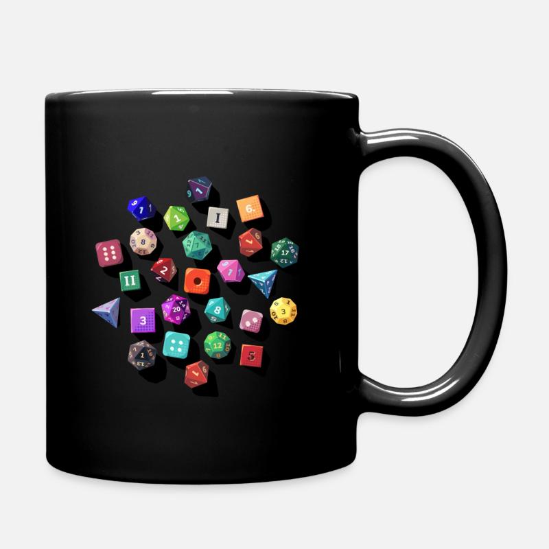 Cercle de dés Pen&Paper - Mug uni - noir