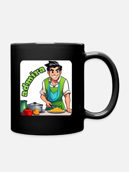 Logo admira - Tasse einfarbig - Schwarz
