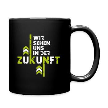See you in the future - Full Colour Mug - black - Right
