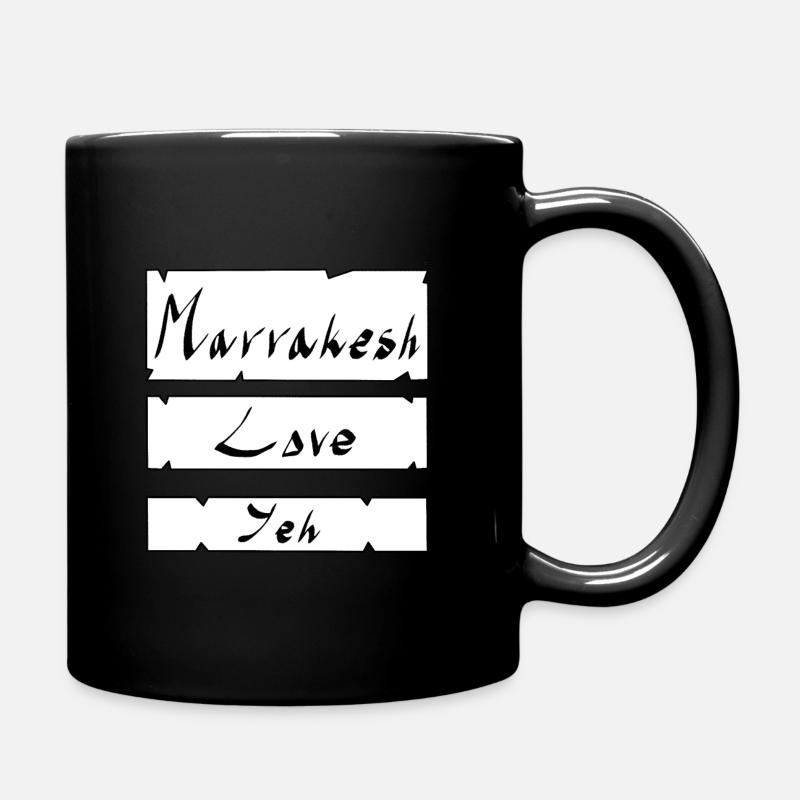 Marrakesch Liebe Yeh - Tasse einfarbig - Schwarz