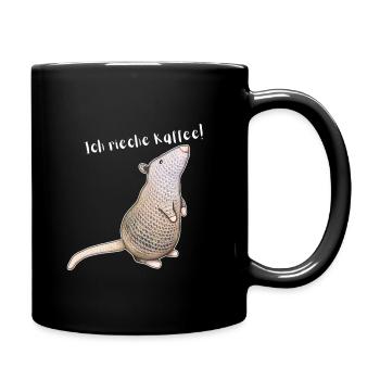 Ich rieche Kaffee - Ratte - Tasse einfarbig - Schwarz - Rechts