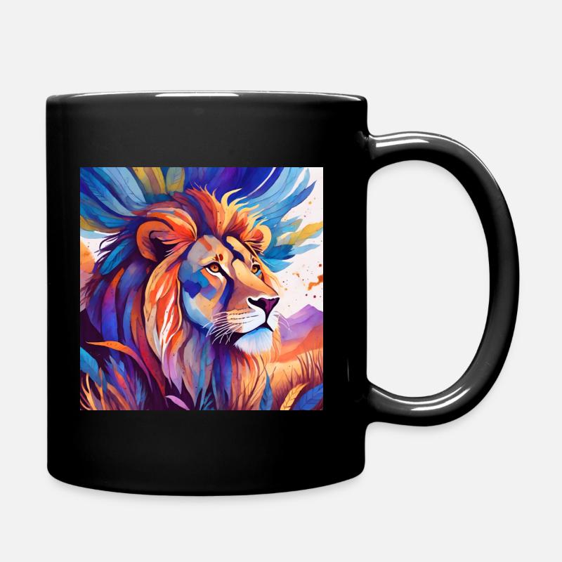 L’art du Lion - Mug uni - noir