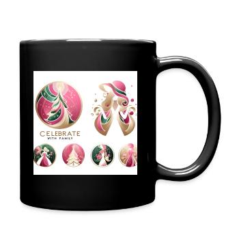 celebrate with familia - Full Colour Mug - black - Right