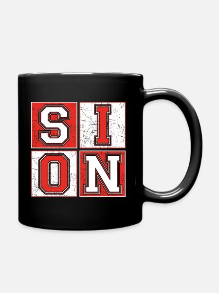 Sion - Tasse einfarbig - Schwarz