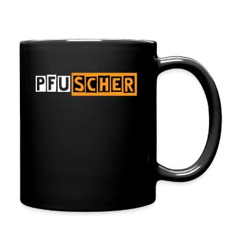 Pfuscher PH Design - Tasse einfarbig - Schwarz - Rechts