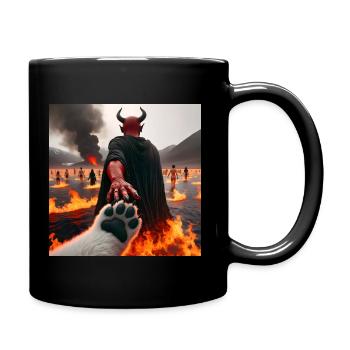 Folgt mir in den Abgrund - Infernal Devil's Pact #19 - Tasse einfarbig - Schwarz - Rechts