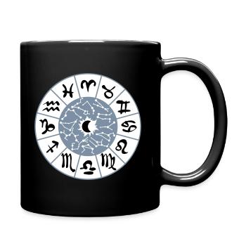 Zodiac Circle - Full Colour Mug - black - Right