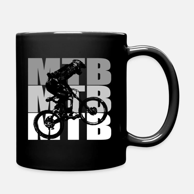MTB Bike - Tasse einfarbig - Schwarz