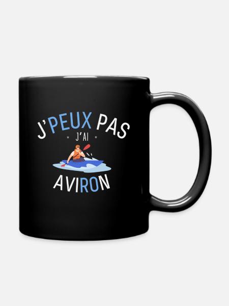 J'Peux Pas J'Ai Aviron - Mug uni - noir