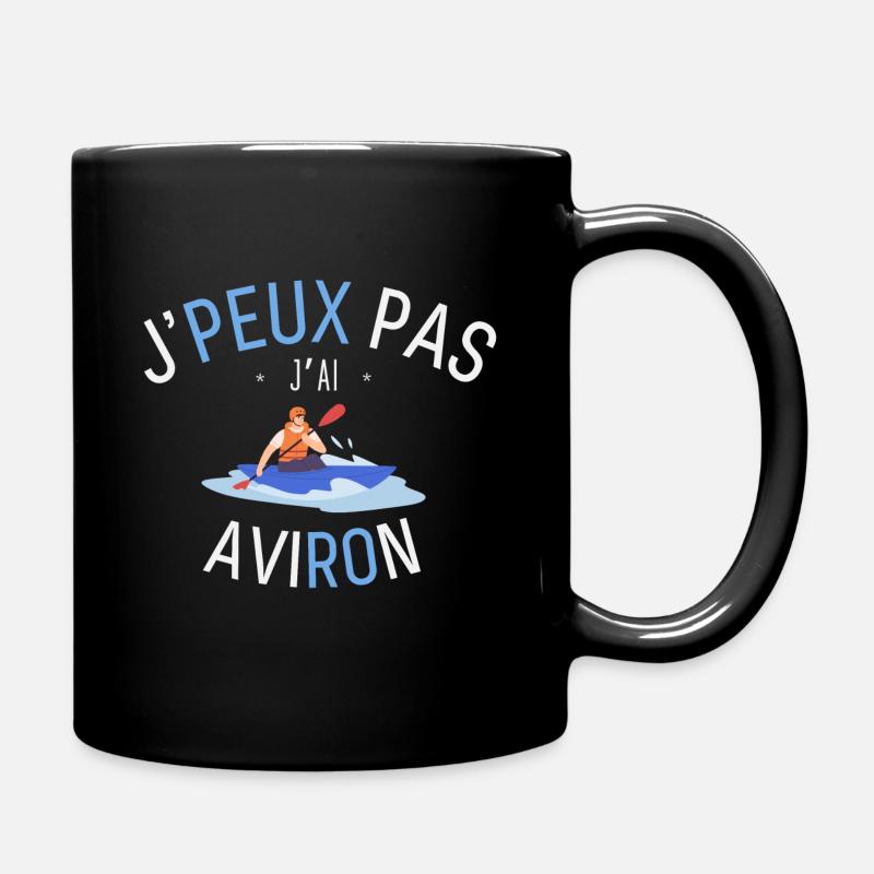 J'Peux Pas J'Ai Aviron - Mug uni - noir
