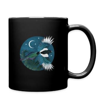 Elster - Tasse einfarbig - Schwarz - Rechts