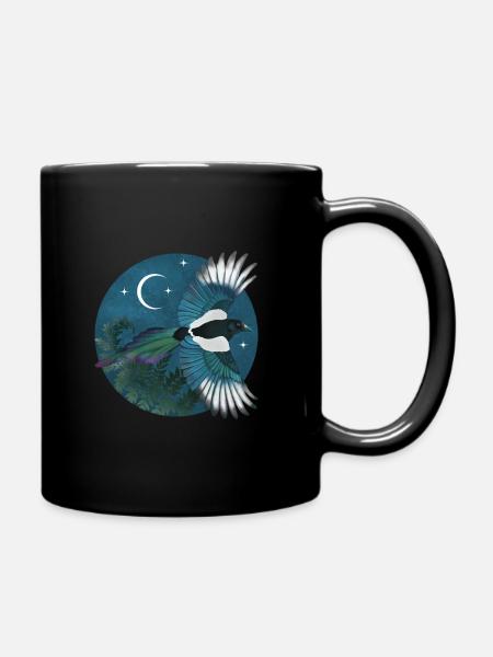 Elster - Tasse einfarbig - Schwarz
