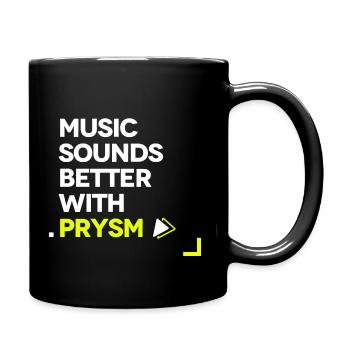 Music Sounds Better With Prysm - Mug uni - noir - Droite