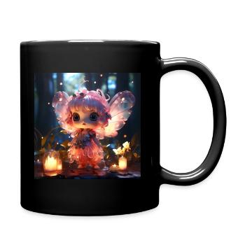 Jolie petite fée - Mug uni - noir - Droite