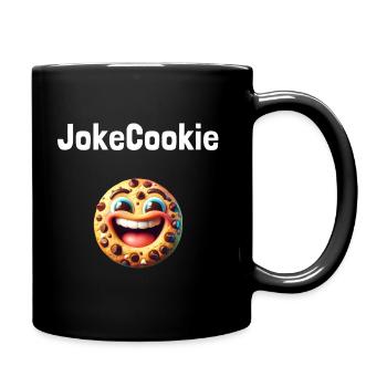 Denglisch Accessoires: Scherzkeks - JokeCookie - Tasse einfarbig - Schwarz - Rechts