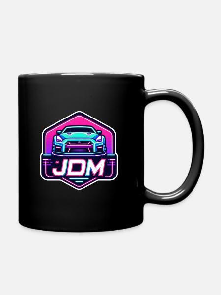 JDM neon - Tasse einfarbig - Schwarz