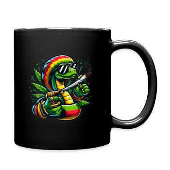 Jamaican Stoner Cobra - Full Colour Mug - black - Right